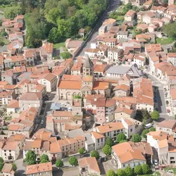 Chauriat vue aérienne sur le village