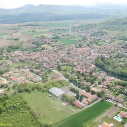 Chauriat vue du ciel