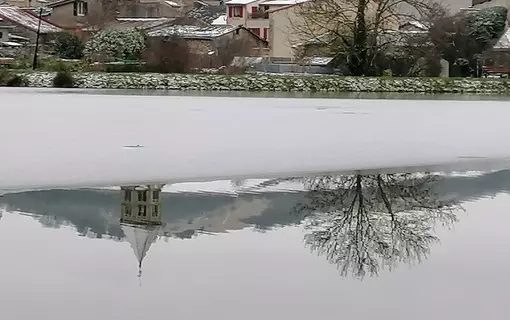 Vue d'eau à Chauriat