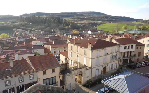 Chauriat, vue du ciel