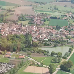 Chauriat vue du ciel